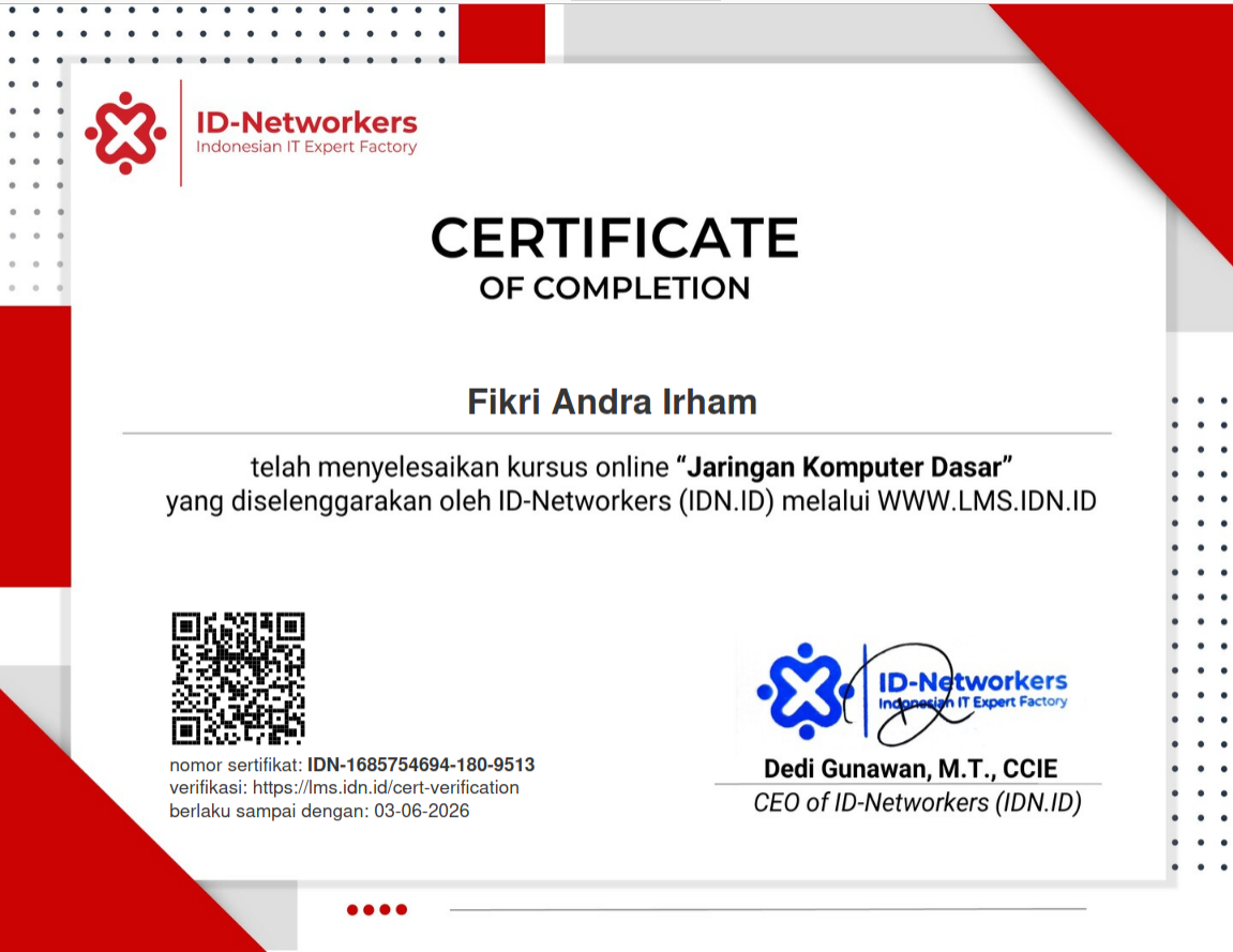 Jaringan Komputer Dasar